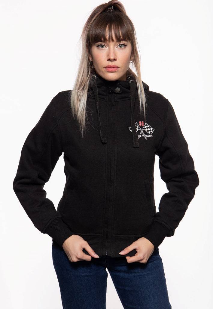 Queen Kerosin Sweatjacke mit Kapuze «Speedway Garage» Nur noch ein Tag übrig