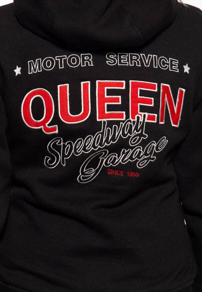 Queen Kerosin Sweatjacke mit Kapuze «Speedway Garage» Nur noch ein Tag übrig
