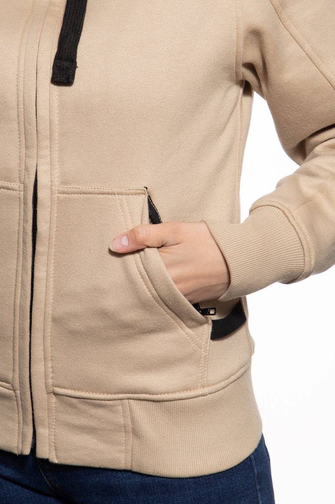 Queen Kerosin Sweatjacke mit separatem Softshell-Innenfutter «QK Heart» Kostenloser Versand international
