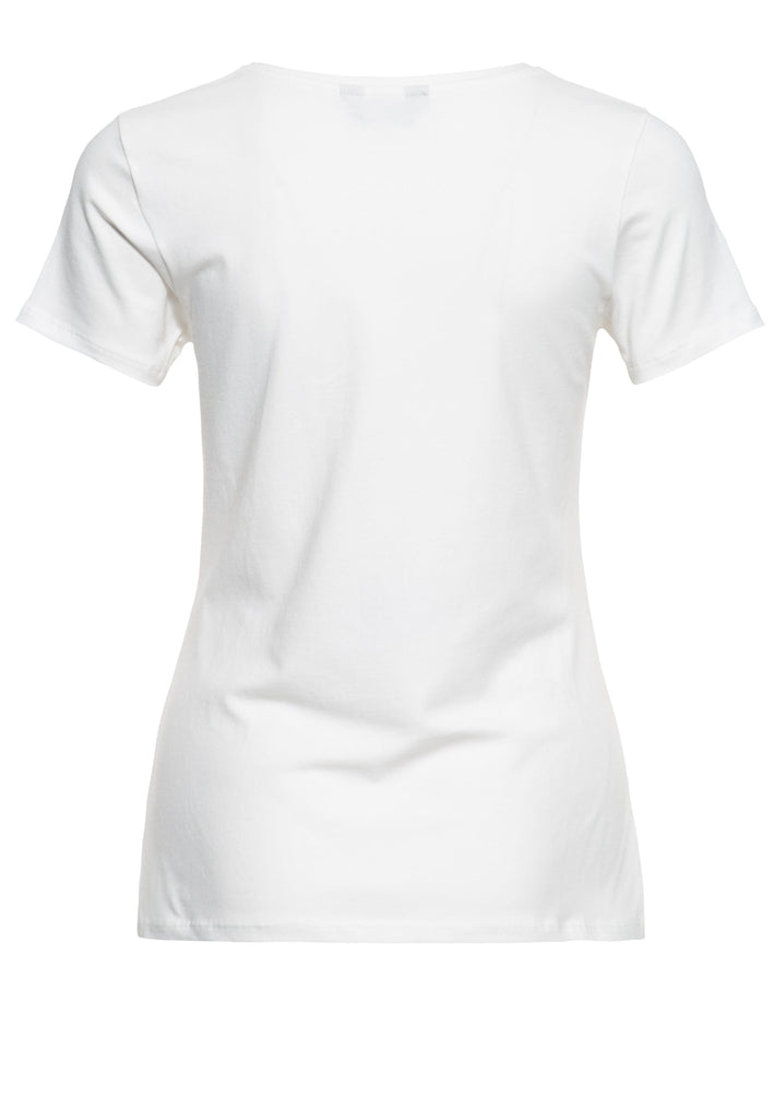 Queen Kerosin Slim Fit T-Shirt mit Frontprint «Poodle» 50% Rabatt für begrenzte Zeit