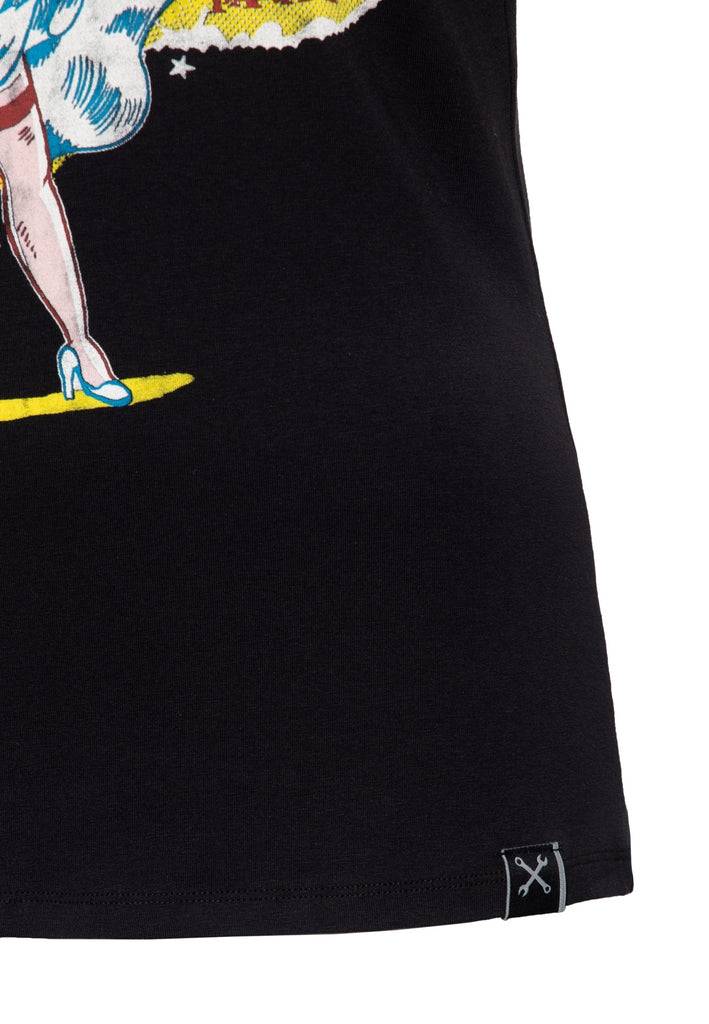 Queen Kerosin Monster T-Shirt mit Frontprint «Diamonds» 2025