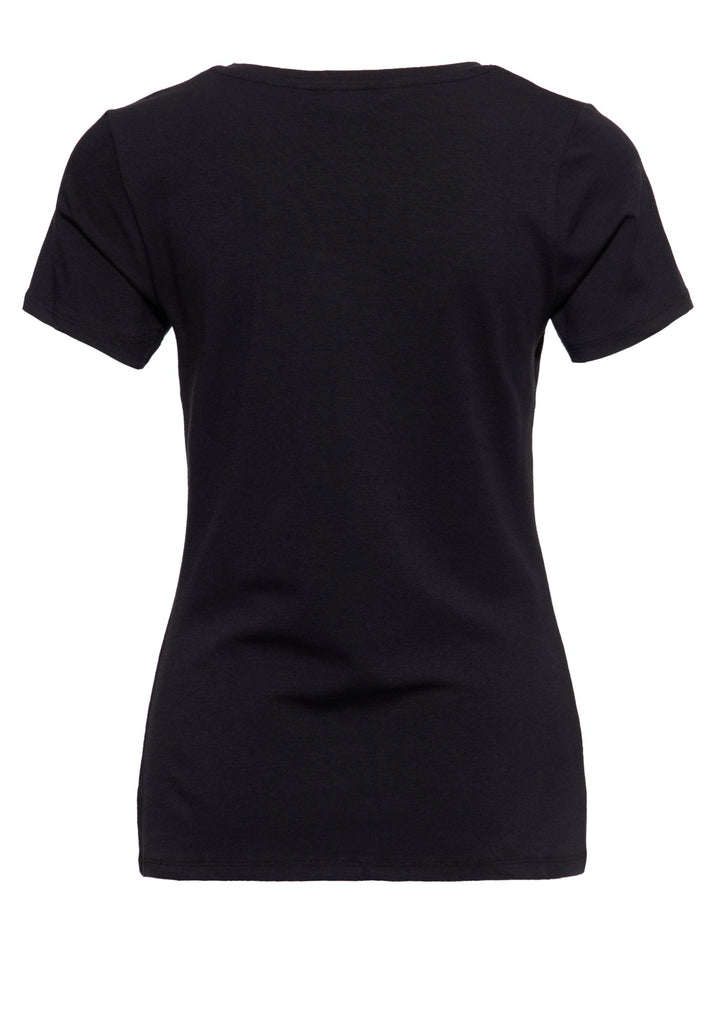 Queen Kerosin Print T-Shirt im Slim Fit «Girl Gang» Online