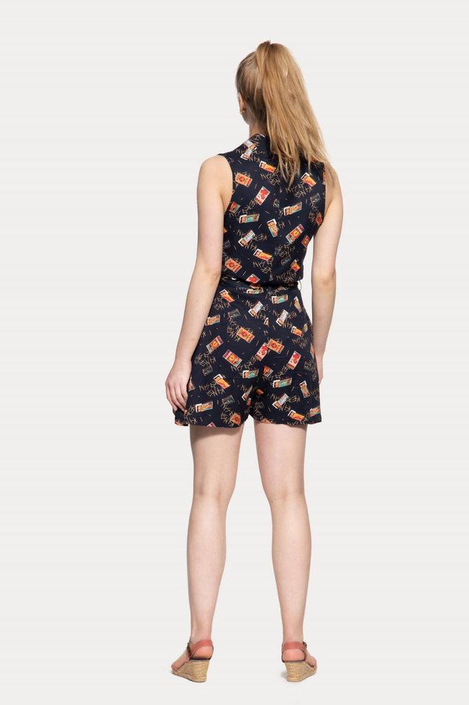 Queen Kerosin 50s Style Jumpsuit im Angebot