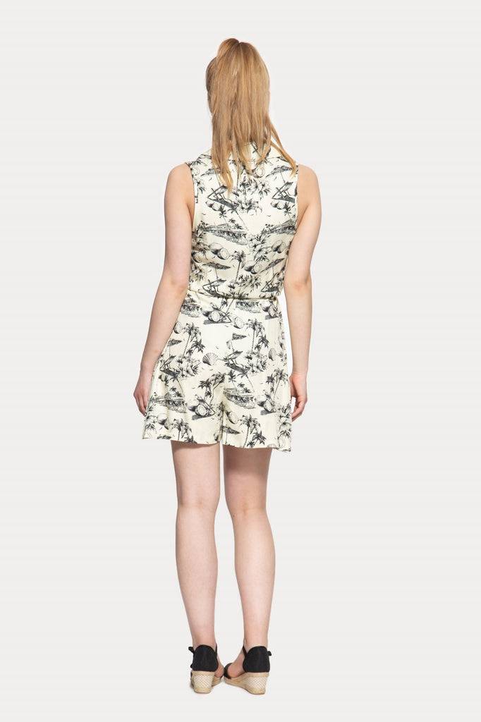 Queen Kerosin 50s Style Playsuit Schlussverkauf