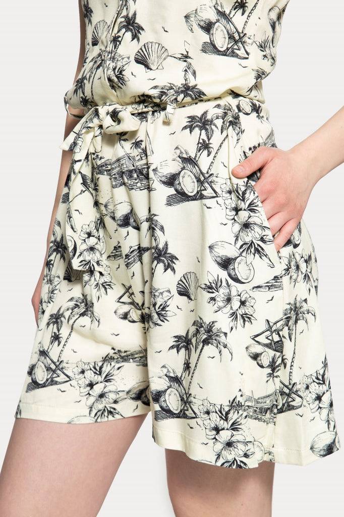 Queen Kerosin 50s Style Playsuit Schlussverkauf