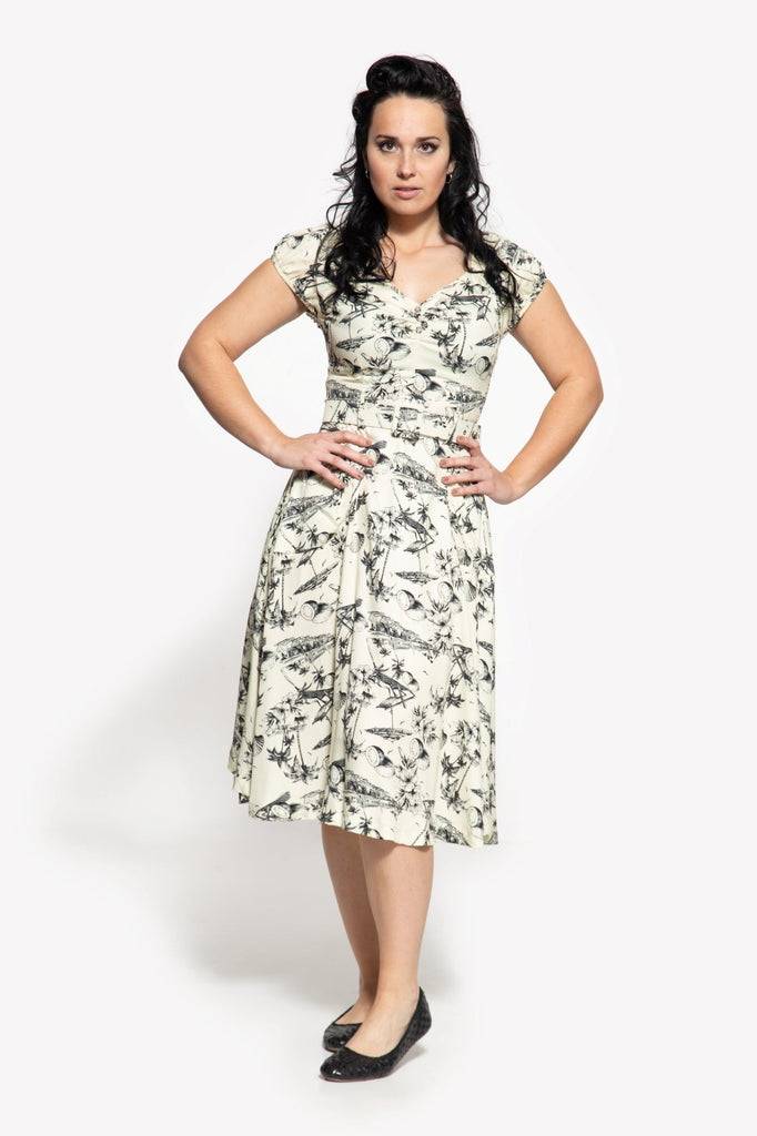 Queen Kerosin Sommerkleid Meist gekauft