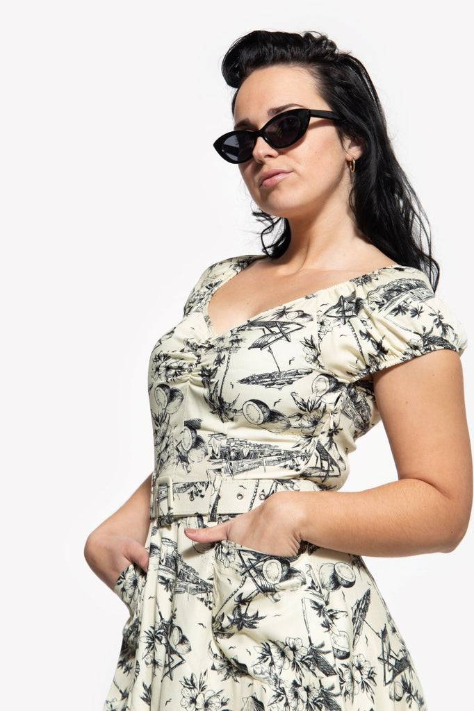 Queen Kerosin Sommerkleid Meist gekauft