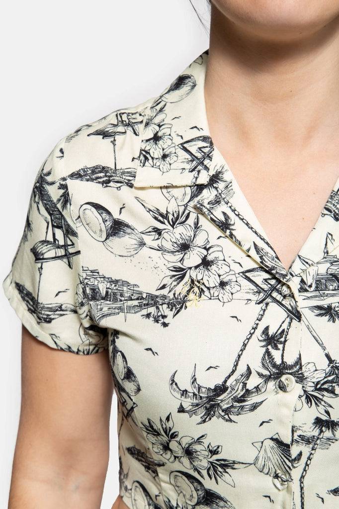 Queen Kerosin Knotenbluse Fabrikpreis