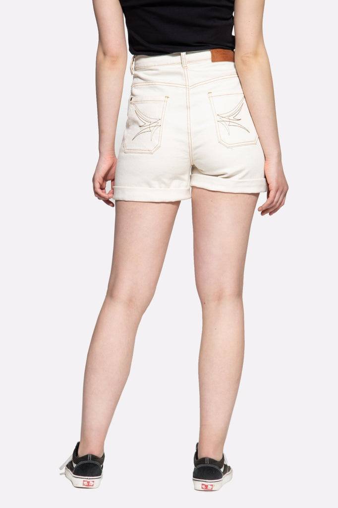 Queen Kerosin Denim Shorts Saisonschlussverkauf