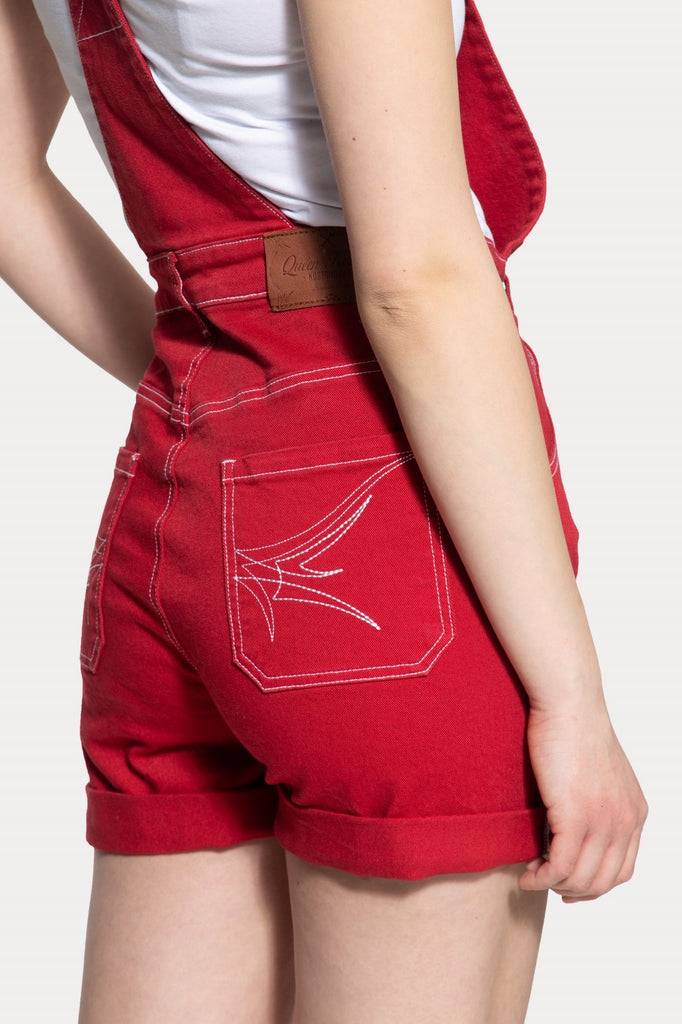 Queen Kerosin Denim Latz-Shorts Black Friday