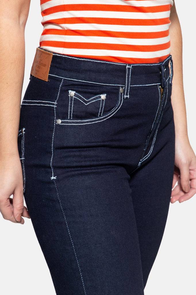 Queen Kerosin High Waist Slim Fit Jeans «Betty» Cyber Monday