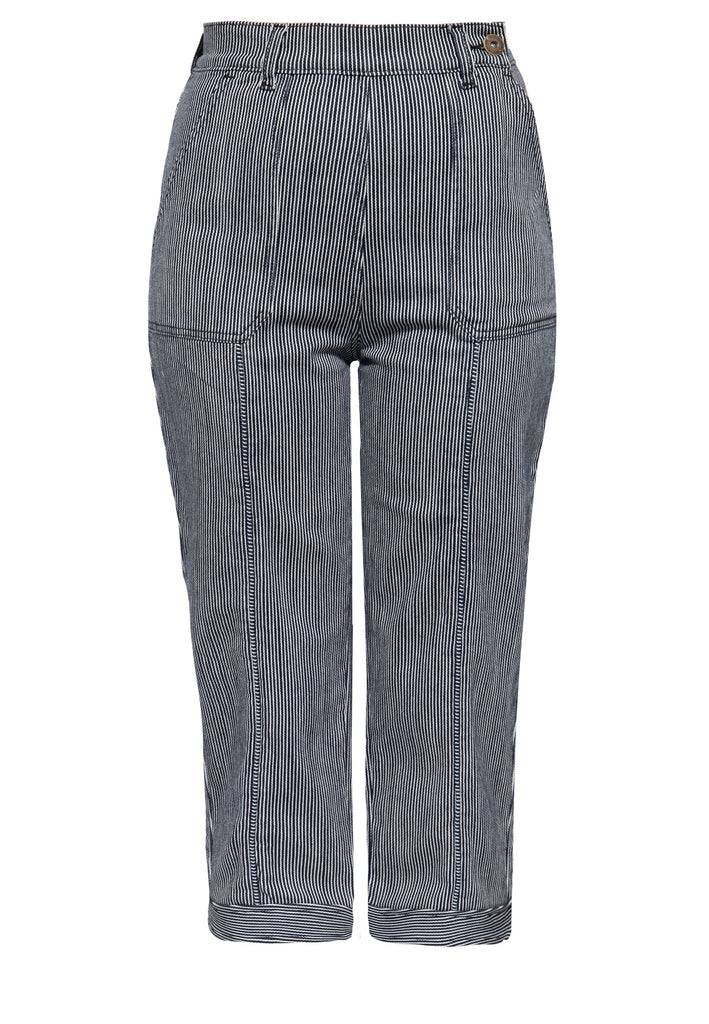 Queen Kerosin High Waist Capri Hose im authentischen Vintage-Look Jubiläumsangebot