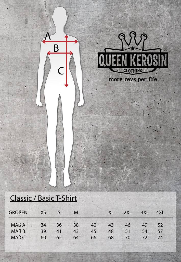 Queen Kerosin Slim Fit T-Shirt mit Retro-Print und Oilwash-Effekt «Velden Village 2020» Große Rabatte