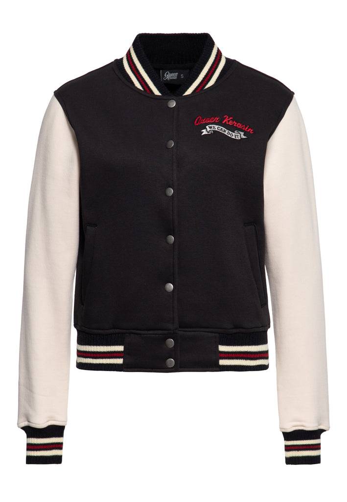 Queen Kerosin College Jacke «We Can Do It» Super Sparpreis