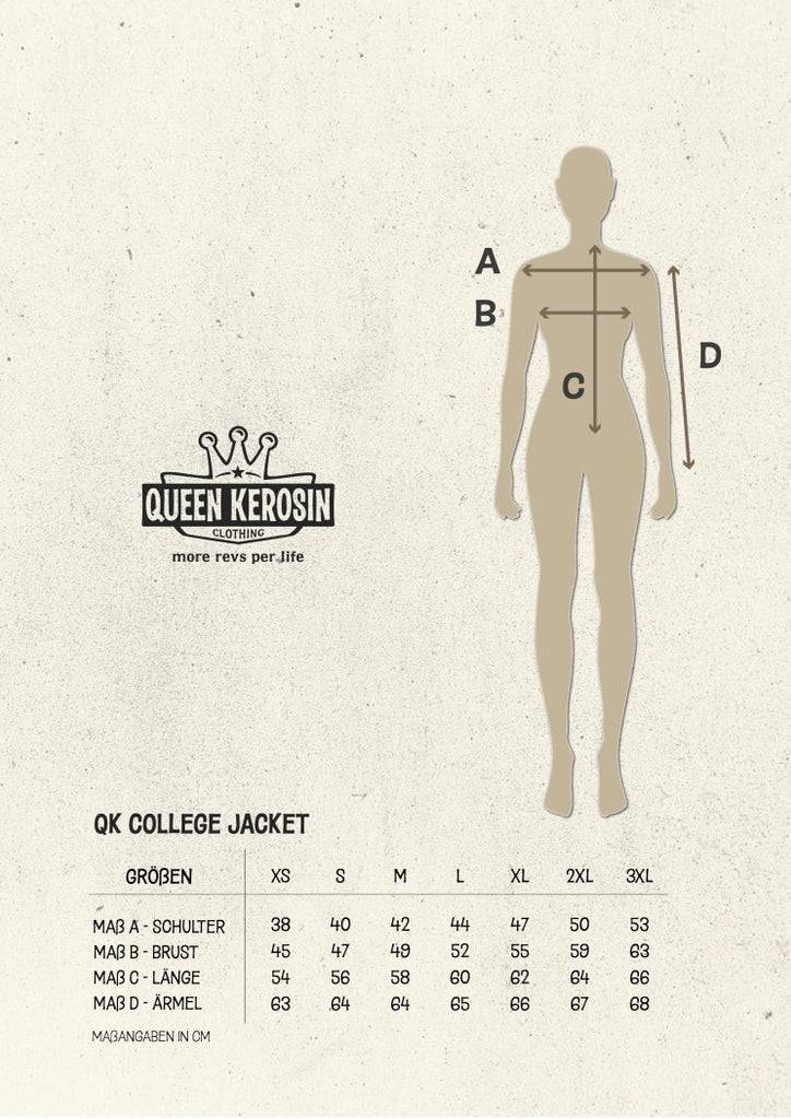 Queen Kerosin College Jacke «We Can Do It» Super Sparpreis