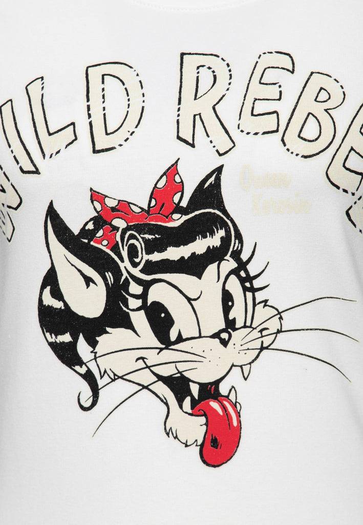 Queen Kerosin T-Shirt «Wild Rebel» Zeitbegrenzte Promotion