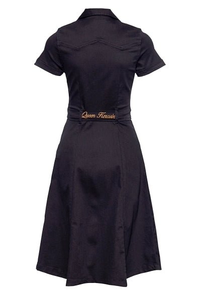 Queen Kerosin Workwear Swingkleid Bis zu 50% Rabatt