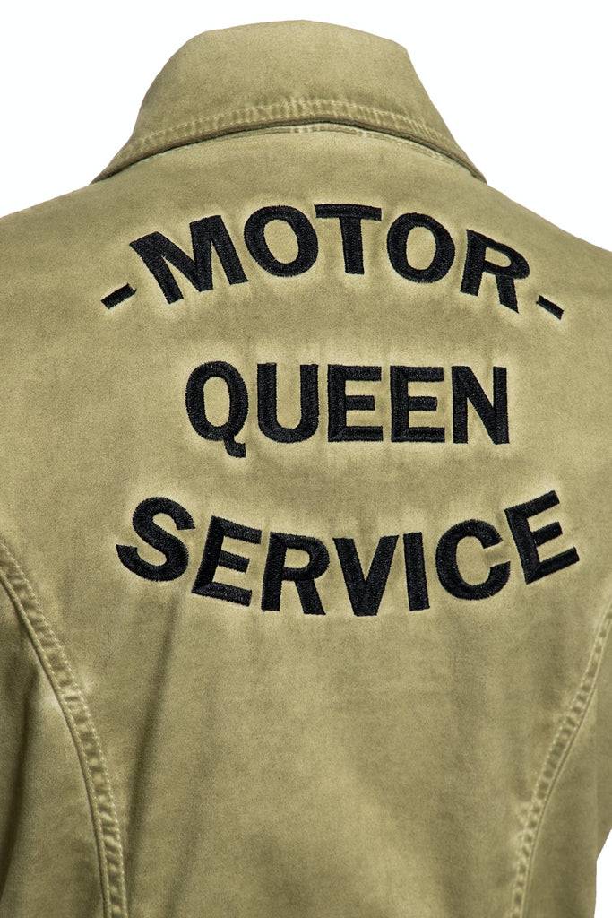 Queen Kerosin Jeanskleid «Motor Queen Service» Nur noch ein Tag übrig