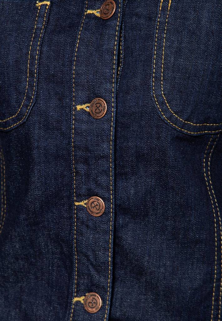 Queen Kerosin Denim Workwear Jacke «Rock'n'Roll Rebel Queen» Riesige Rabatte
