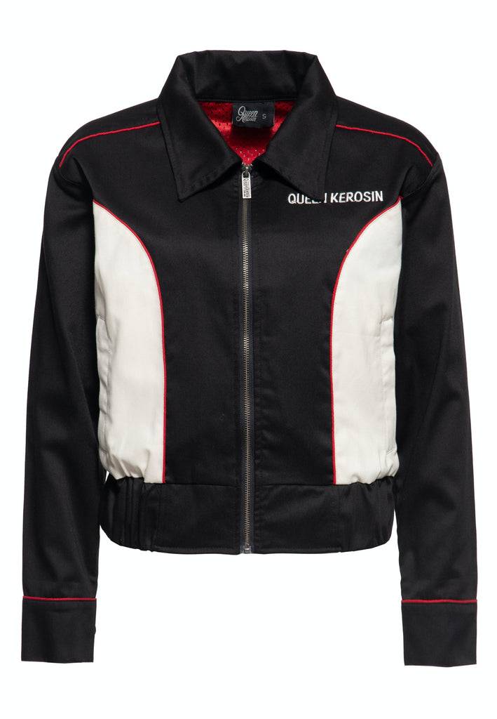 Queen Kerosin Gabardine Jacke «California» 50% Rabatt mit kostenlosem Versand