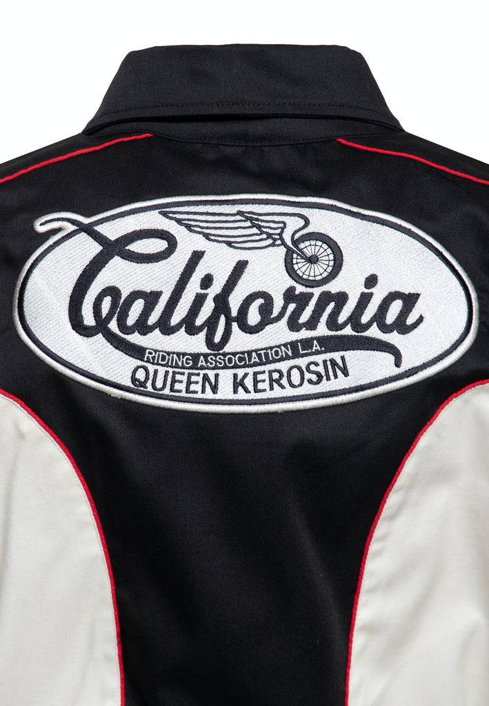 Queen Kerosin Gabardine Jacke «California» 50% Rabatt mit kostenlosem Versand