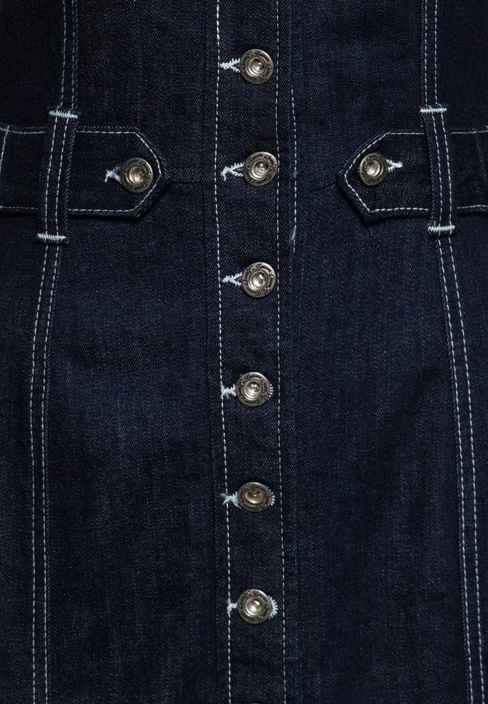 Queen Kerosin Denim Bleistiftkleid Begrenzt auf 3 Tage