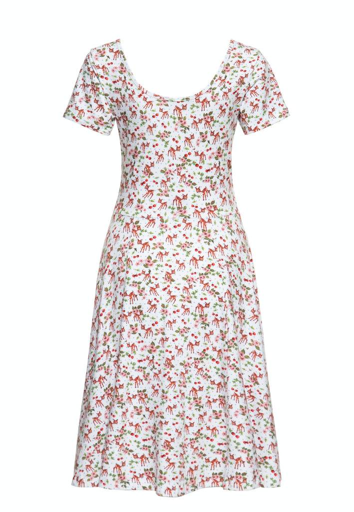 Queen Kerosin Swing Kleid in Wickel-Optik Im Verkauf