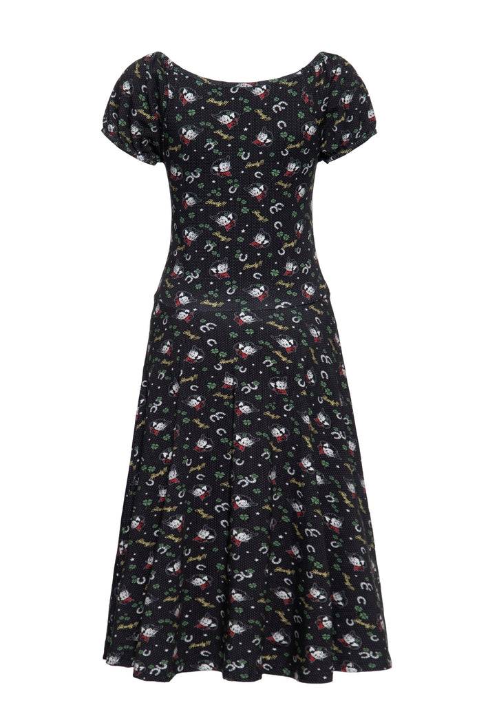 Queen Kerosin Allover-Print Swingkleid «Howdy» zollfrei