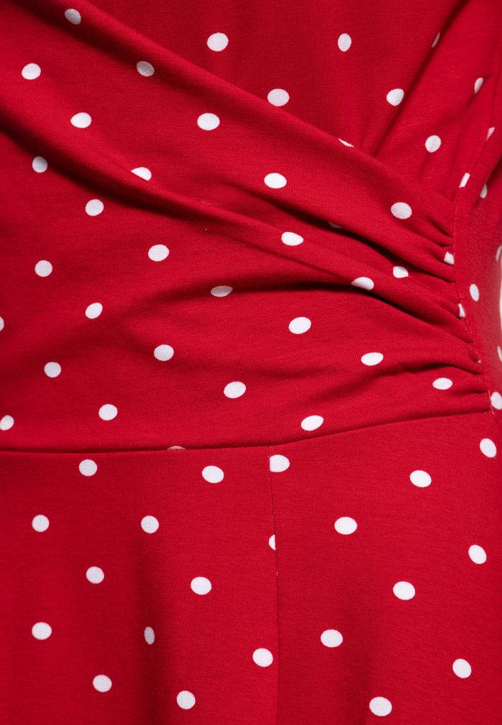 Queen Kerosin Swing Kleid in Wickel-Optik 50% Rabatt für begrenzte Zeit