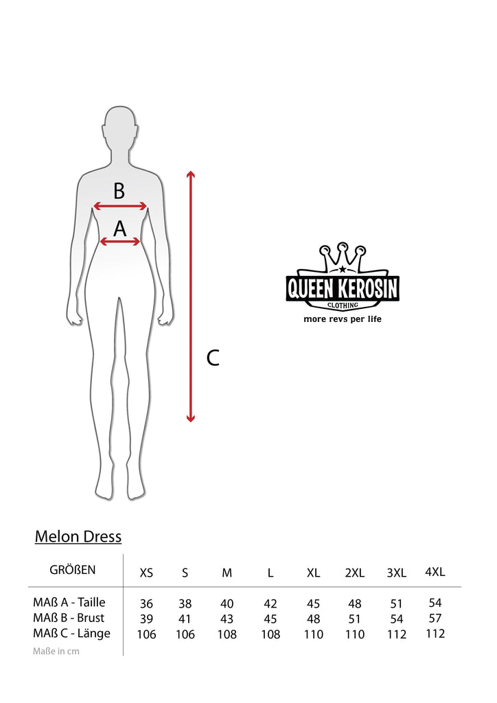 Queen Kerosin Swing Kleid «organic cotton» im Angebot