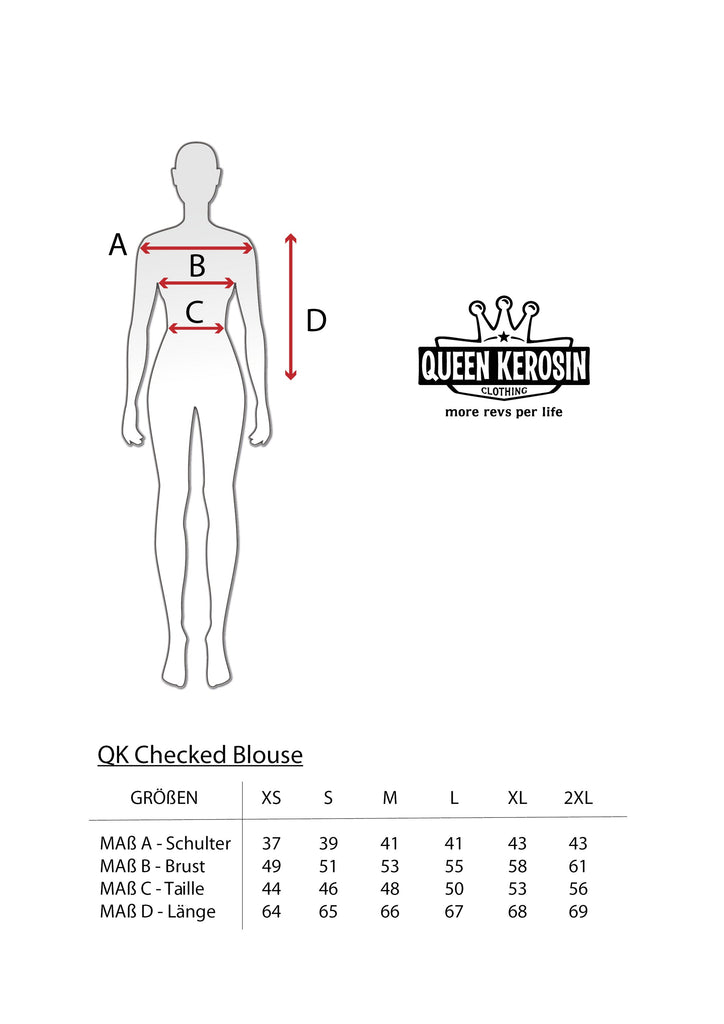 Queen Kerosin Retro Hemdbluse Schlussverkauf