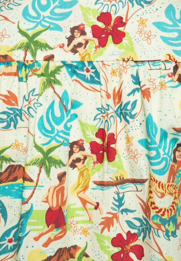 Queen Kerosin Kurzarm Bluse «organic cotton» Günstiger Verkauf