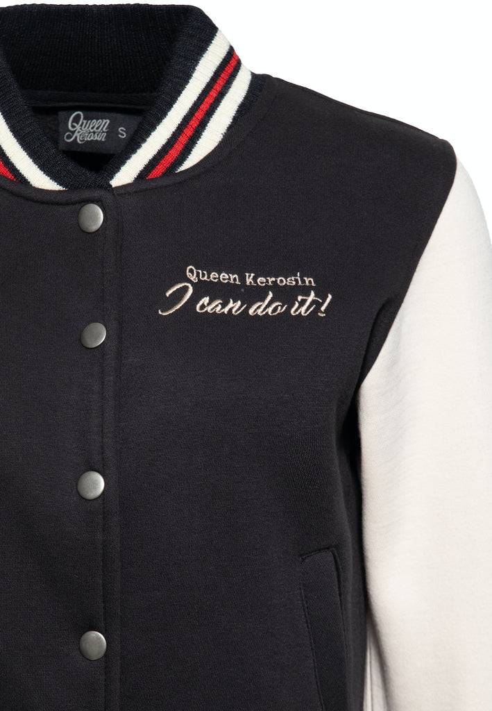 Queen Kerosin College Sweatjacke «I Can Do It» Meist gekauft