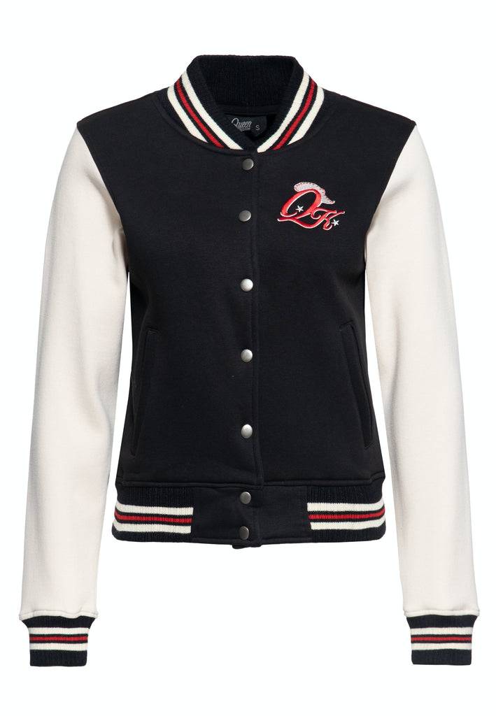Queen Kerosin College Sweatjacke «Rebel at Heart» Fabrikpreis