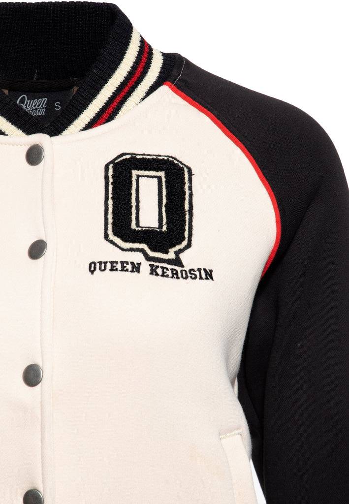 Queen Kerosin College Sweatjacke «Q» Sonderangebot