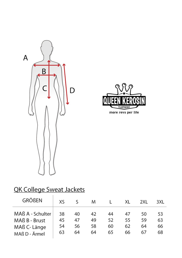 Queen Kerosin College Sweatjacke «Q» Sonderangebot