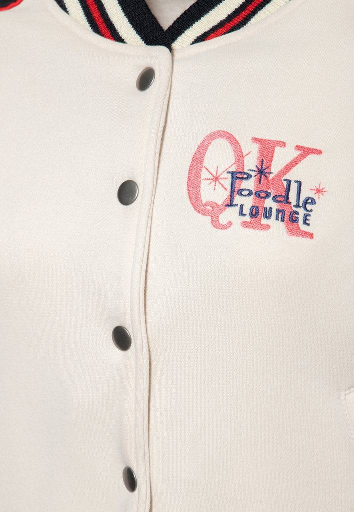 Queen Kerosin College Sweatjacke «Poodle Lounge» Rabatt