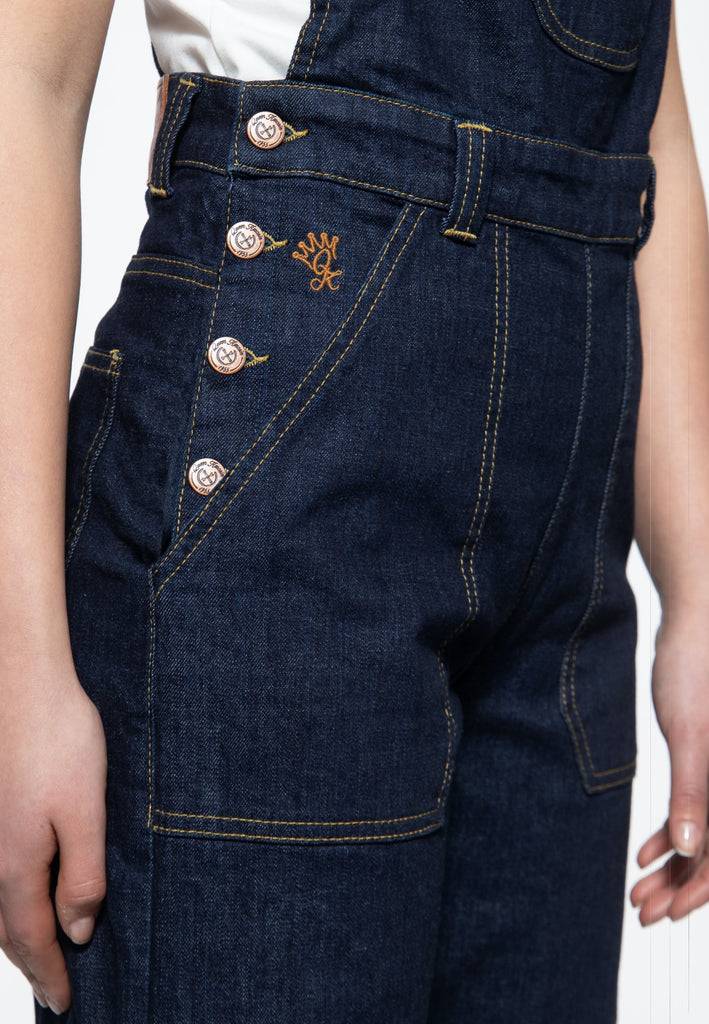 Queen Kerosin Denim Marlene Latzhose Versandkostenfrei