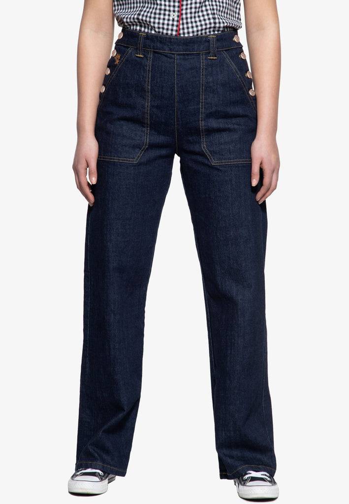 Queen Kerosin Marlene Fit Jeans Flash Sale