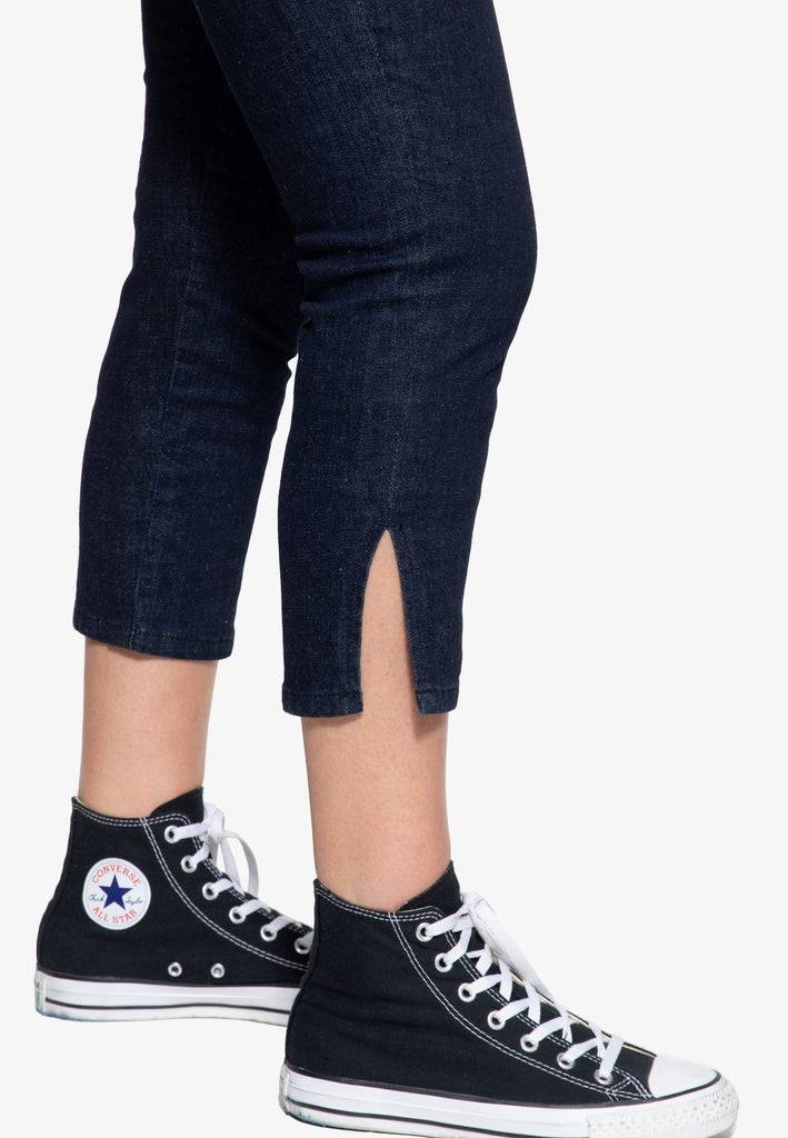 Queen Kerosin High Waist Capri Jeanshose Online Shopping