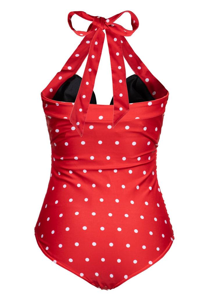 Queen Kerosin Swimsuit «Dotted» Osterangebot