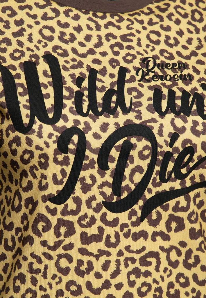 Queen Kerosin T-Shirt «Wild until I Die» Vatertagsangebot
