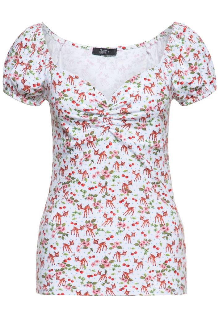 Queen Kerosin T-Shirt «Deer» Online Outlet