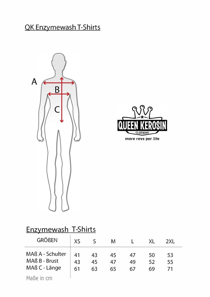 Queen Kerosin T-Shirt Enzyme Wash «Trust No One» Saisonale Angebote
