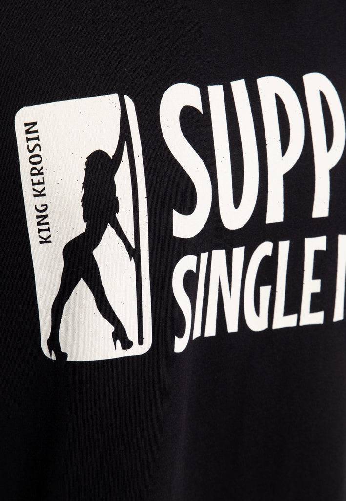 Queen Kerosin Classic T-Shirt «Support Single Moms» Tägliche Deals