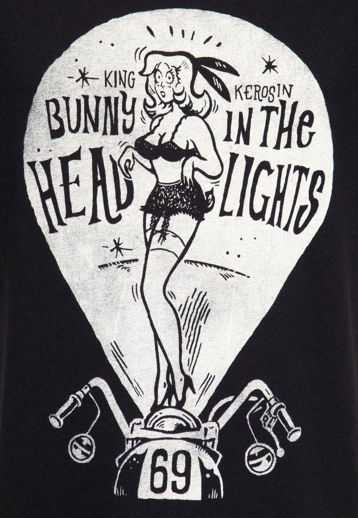 Queen Kerosin Classic T-Shirt «Bunny in the Headlights» Sonderangebote