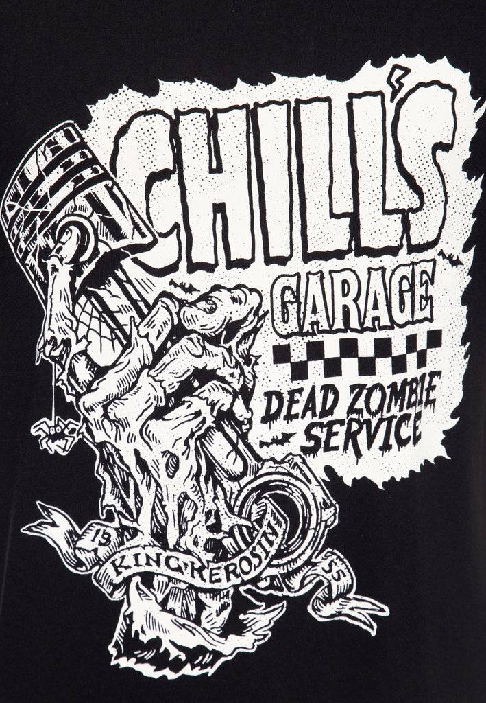 Queen Kerosin Classic T-Shirt «Chills Garage» VIP-Rabatte
