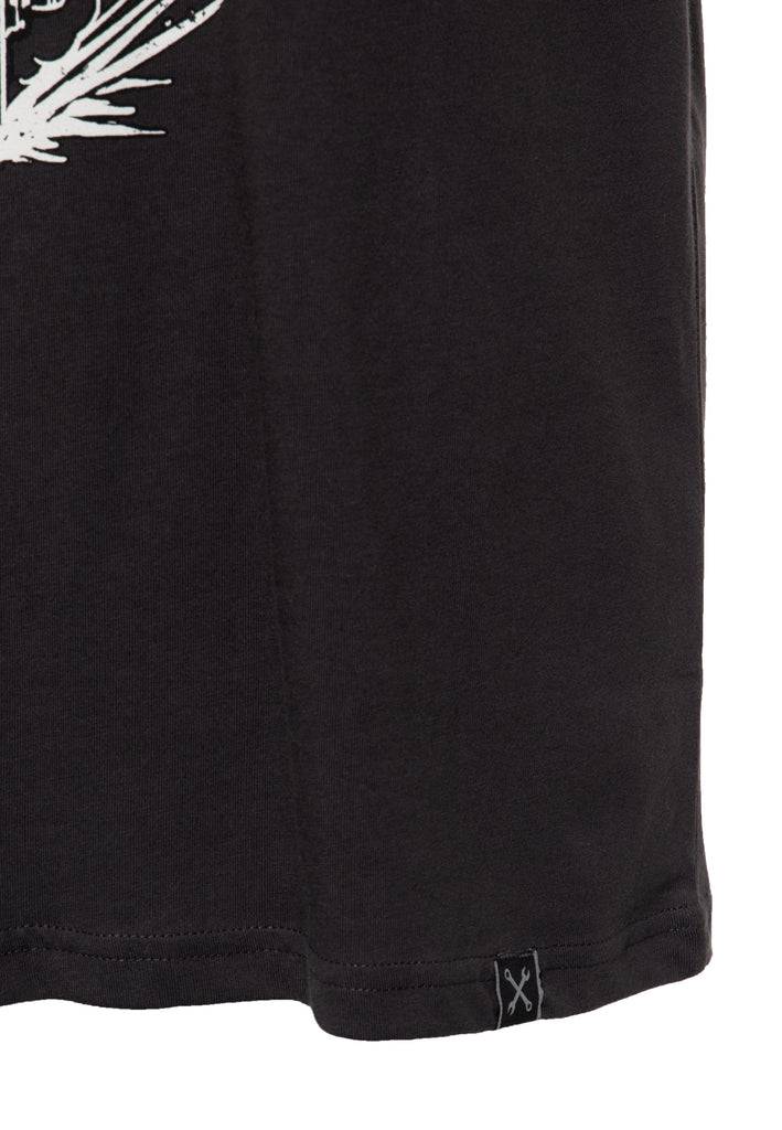 Queen Kerosin Basic T-Shirt aus Baumwolle mit Print «Viva la rebelion» Begrenzt auf 3 Tage