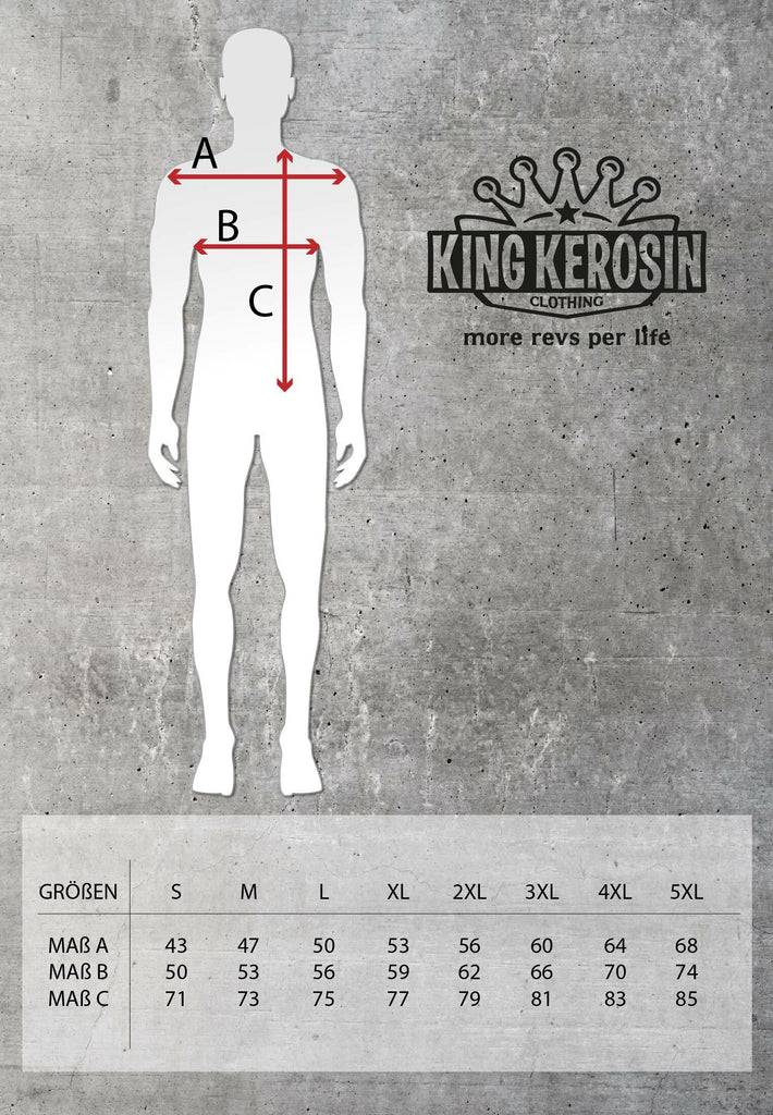 Queen Kerosin T-Shirt mit Print in der Front «Gott ist mit uns» 50% Rabatt für begrenzte Zeit