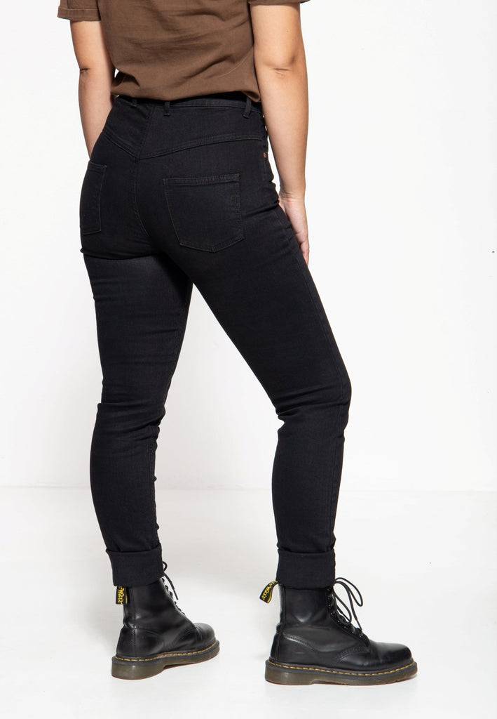Queen Kerosin High Waist Slim Fit Jeans «Betty» Angebote